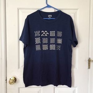 SOLD Uniqlo UT Dark Blue Graphic Tee